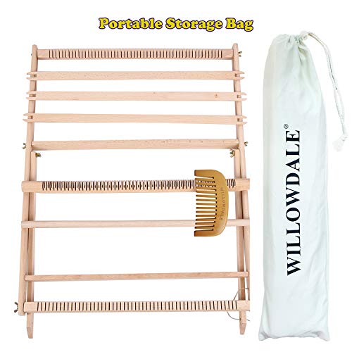WILLOWDALE 25.2" H x 19.3" W Weaving Loom with Stand for Adults - size: Large