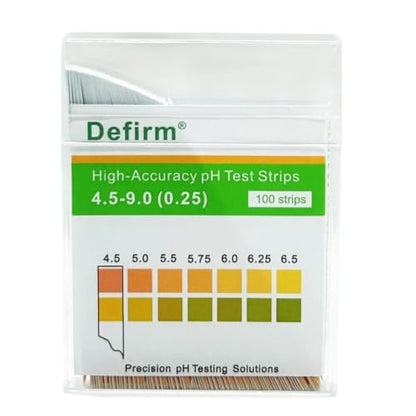 pH Test Strips Paper High Accuracy Universal Wide Range, pH 4.5-9.0 Acid Alkaline Litmus Test Strip Paper, Home Usage Water Swimming Pool Cosmetic Scientific School Lab Study pH Test