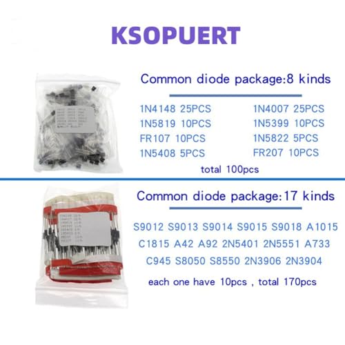 1500Pcs Electronics Component Assortment Kit
