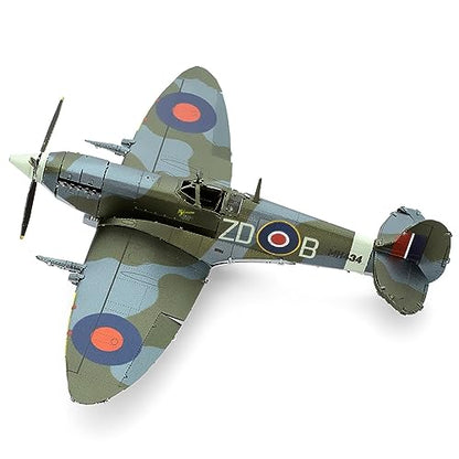Metal Earth Supermarine Spitfire Color 3D Metal Model Kit Fascinations - style: Retro" or "Classic