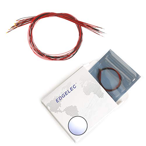 20pcs 0402 0603 0805 1206 Pre Wired SMD LED Light Emitting Diode Micro Litz Length 7.8in. Soldered White Red Green Yellow Blue Orange Pink UV (20pcs DC 3V 0402 White Prewired Mini Lights) - color: White, size: 0402 Prewired