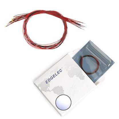 20pcs 0402 0603 0805 1206 Pre Wired SMD LED Light Emitting Diode Micro Litz Length 7.8in. Soldered White Red Green Yellow Blue Orange Pink UV (20pcs DC 3V 0402 White Prewired Mini Lights) - color: White, size: 0402 Prewired