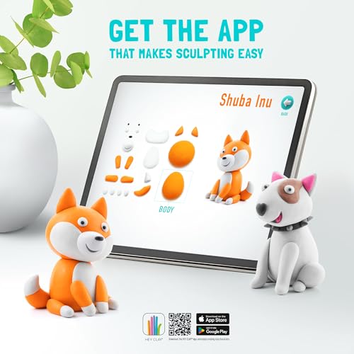 HEY CLAY Dog Story Air Dry Clay Kit for Kids Toys 6-8 Years Sculpting Set - color: Dog Story
