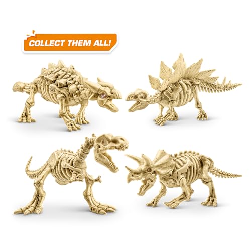 Robo Alive Fossil Find Amber Adventure (Ankylosaurus) by ZURU, Surprise Unboxing and Dinosaur Toy for Boys