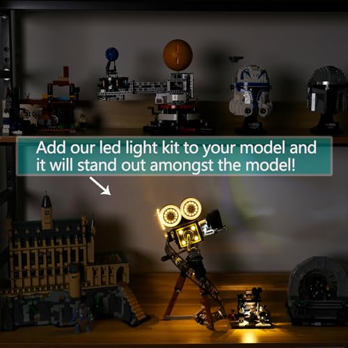 BrickSoul Light Up Kit Compatible with Lego Camera 43230 Building Bricks Set, Lighting Kits Compatible with Camera Building Bricks Set, Lights Only (Not Included 43230 Model), Classic Version