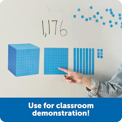 Learning Resources Giant Magnetic Base Ten Set - style: Magnetic Base Ten (Whiteboard)