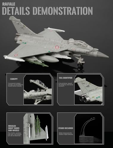 1:72 Scale RAFALE Fighter Jet Quick Assembly Model Kit - color: 11.rafale