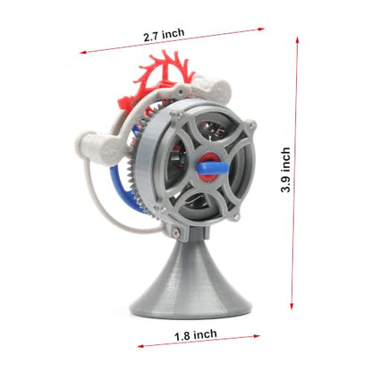 MagicTech 3D Printing Flywheel Model Material DIY Handicraft Mechanical Clock Imitation Toy JY08 - size: 2.7 x 1.8 x 3.9 Inch