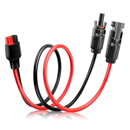 10AWG Solar Panel to Anderson Connector Adapter Extension Cable,1.6FT - size: 1.6FT