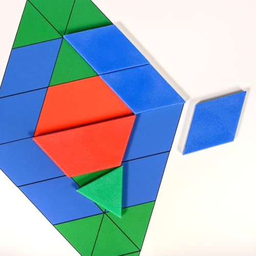 LEARNING ADVANTAGE Pattern Block Cards, Set of 20