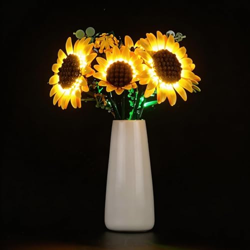 LED Light Kit Compatible with Lego 11502 Sunflower Bouquet Set, Light Kit for Lego 11502 Building Blocks Model, Not Included The Model Set - color: 11502 Sunflower Bouquet Set