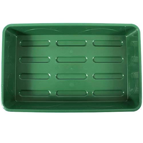 EarlyGrow 70738 Medium Domed Propagator, 15" x 9" x 7", Black/Dark Green - size: Medium without Extenders