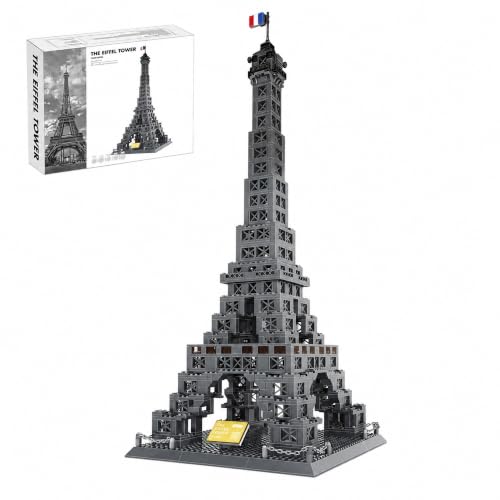 Eiffel Tower Building Set 976 Pieces Paris Architecture Model Kit with French Flag & Nameplate, Romantic France Landmark Souvenir Gift 3D Construction Puzzle for Adults & Teens - style: Eiffel Tower
