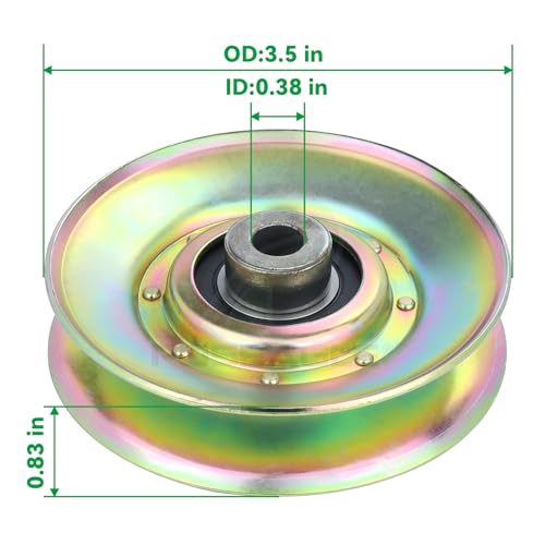 127783 Pulley Idler Craftsman for Husqvarna YTH18542 Ride Mowers - size: 1x139245