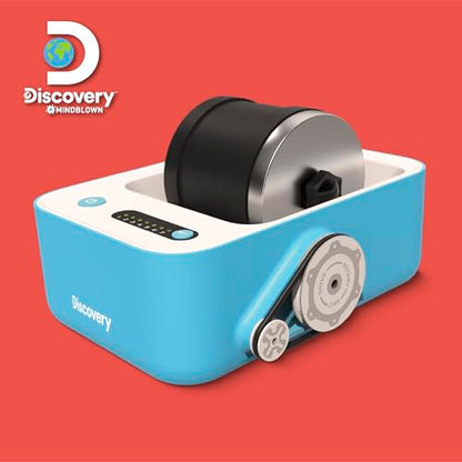 Discovery™ Rock Tumbler Deluxe Set – Stone Polishing Kit with Rocks, 4 Grits, Gem Case| STEM Science Project Kit for Kids & Beginners| Cool Toy for Boys & Girls Ages 8+