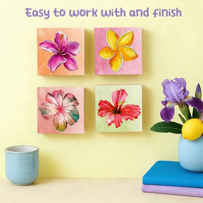 3″ X 3″ Wood Squares Wooden Blocks for Crafts 1/2″ Thick, 8 PCS Blank Wood Blocks Planks Pieces for Crafting, Unfinished Wooden Boards Panels for Paintings, DIY Signs, Woodworking - size: 3″x3″x1/2″ - 8PCS