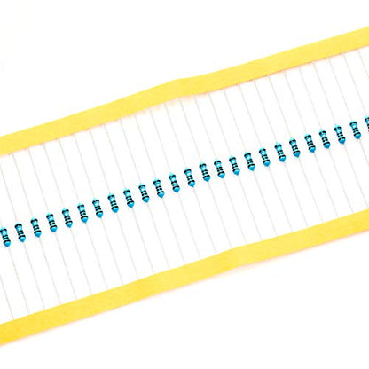 Chanzon 100pcs 1/4W (0.25W) 1 Ω ohm Metal Film Fixed Resistor - size: [1-4ZC01] 1 ohm