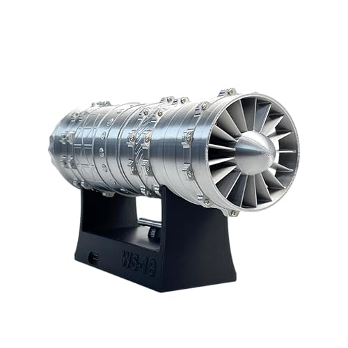 F35 Fighter Engine Kit 1:18 Scale Turbojet Mechanical Model Science Educational Toy Deluxe Aviation Enthusiast Gift Desktop Decoration - style: F35 Assembled