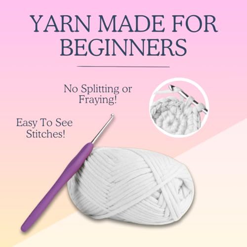 KelliDream Learn to Crochet Kit for Beginner Adults with Magic Circle Tool; Step-by-Step Video Tutorials; All Supplies to Make Cute Amigurumi (Bunny) - color: Bunny