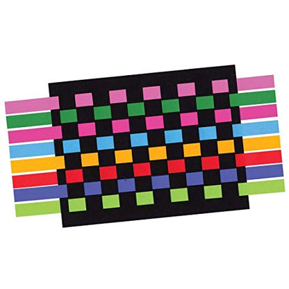 Hygloss 1,000 Paper Weaving Strips - ¾-Inch x 16-Inch - Kids Arts and Crafts, Classroom Activities - Learn to Weave - 10 Assorted Colors, 1000 Strips