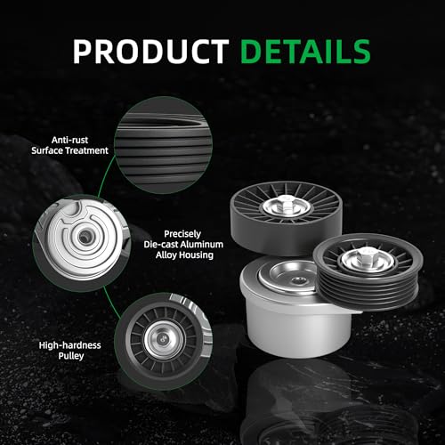 Belt Tensioner and Serpentine Belt Kit #39120 K060882 - size: for Liberty/Nitro 2009-2012