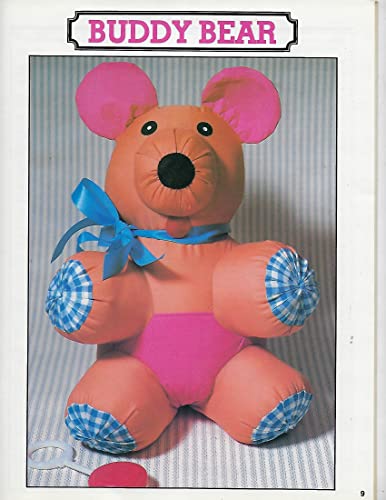 Soft Sculpture Playthings #7562 - Easy-to-Make Stuffed Toys Full-Sized Patterns & Instructions for Buddy Bear, Happy Bunny, Missy Mouse, Humpty Dumpty & Sweet Sue [Designer A. White]