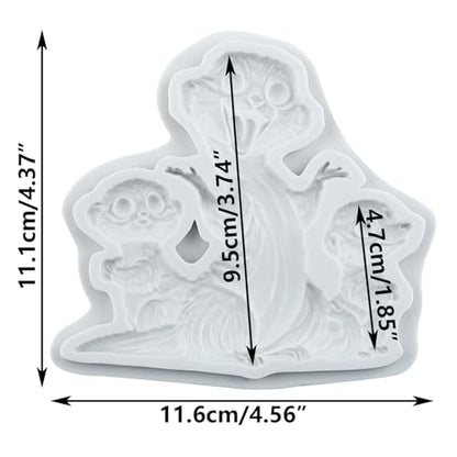 Ferret Polymer Clay Mold Animal Ferret Silicone Molds - color: Style N