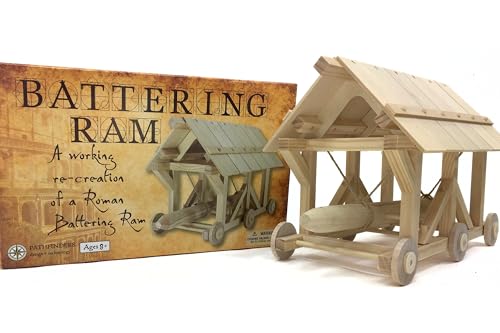 Pathfinders STEM kit | Roman Empire Battering Ram | Medieval Weapons Science Kits for Kids Age 8-10 10-14 | stem Kits for Kids Age 12-14 Physics Toys | Engineering kit | Learning Resource