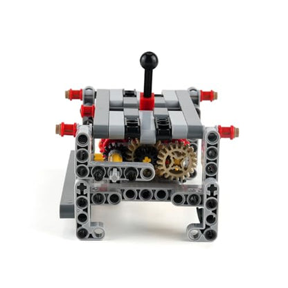 MOC 5 Speed with Reverse Gearbox Model for Building Blocks Blocks Engine Gear Speed Adjust/Technology Car Modification