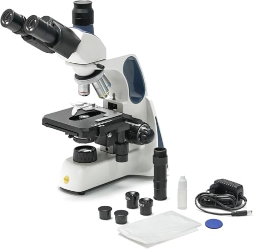 SWIFT SW400 Trinocular Compound Microscope 40X-2500X Infinity Optical - color: SW400T