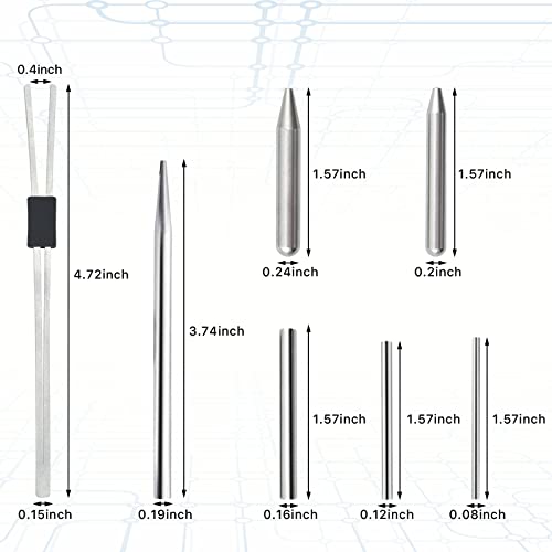 22 Pieces Metal DIY Model Tool Sets Metal Earth Model Kits, 2 Nose Pliers and Tab Edge Cylinder Cone Shape Bending Assist Tools for 3D Metal Jigsaw Puzzles Assembly