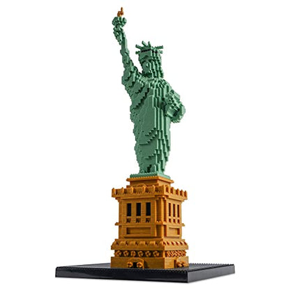 Micro Mini Block Statue of Liberty Model Building Kit World Famous Architectural Model Collection Building Set, 2810 PCS - color: Statue of Liberty-1