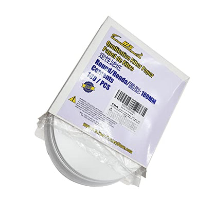 HFS(R) 180mm Ashless Qualitative Filter Papers Lab 100PCS Medium 11 um Round (180mm, 11um) - size: 180mm, style: 11um