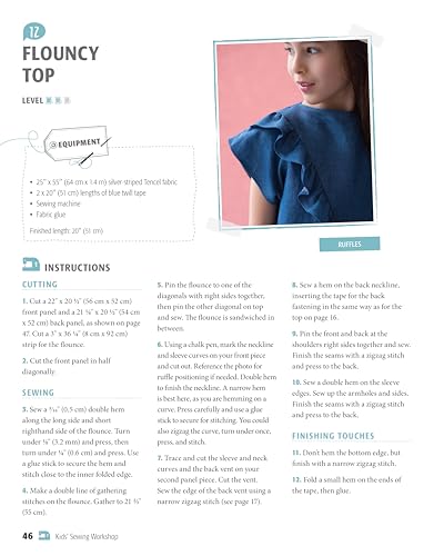 Kids' Sewing Workshop: 26 Projects for Young Makers (Landauer) Learn-to-Sew Projects Kids Ages 7-12 Will Love to Make, Wear, and Use - Clothes, Bracelets, Bags, and More