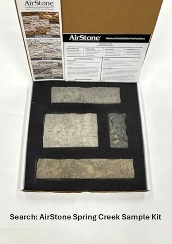 AirStone Primary Stones, Spring Creek Color Blend, Manufactured Stone - color: Gray Tones, size: Primary