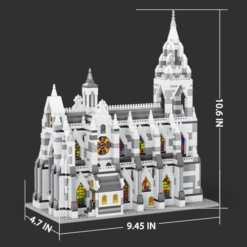 GOTIMON Micro Mini Cologne Cathedral Building Block Toy Set, Famous Architecture Building Blocks, 3598 PCS, Gifts for Kids and Adults
