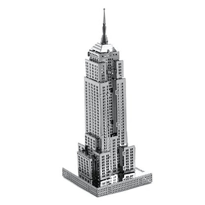 Metal Earth Empire State Building 3D Metal Model Kit Bundle with Tweezers Fascinations