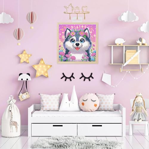 6 Pack Diamond Painting Kits for Kids Teens, Diamond Art for Kids 6X6 Inch - color: 6 Pack-Animals