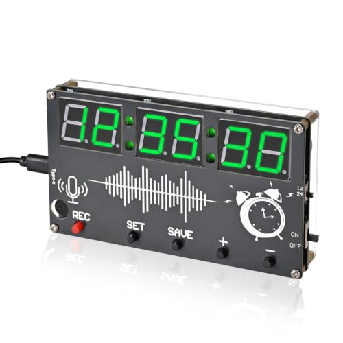 PEMENOL 6-Digit Alarm Clock Soldering Kit