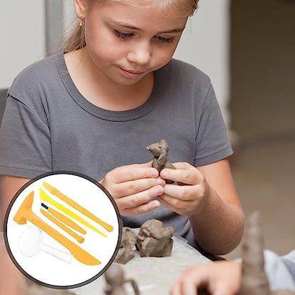 Totority Dig Kit 3 Sets Dinosaur Dig Tools Kit for Kids, Dinosau Digging Kit, Science Kits with Mini Hammer Chisel Brush Scraper for Gems Gemstone Dig Kits (Pack of 2) - size: 15.5X5.3X1.2CM (Pack of 2)