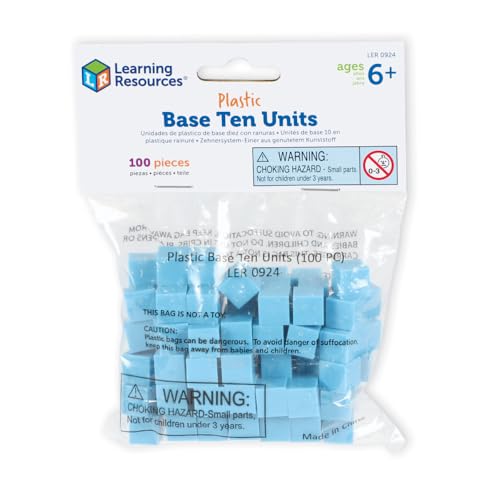 Learning Resources Plastic Base Ten Units - style: Base Ten Units