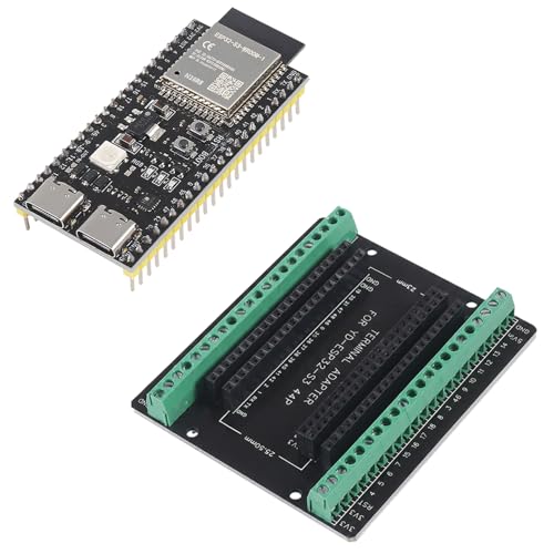 1Sets ESP32 S3 Development Board 2.4G WiFi BT Module Internet of Things ESP32-S3-WROOM-1 N16R8 MCU 44Pin 8M PSRAM with Expansion Adapter - color: 1Set