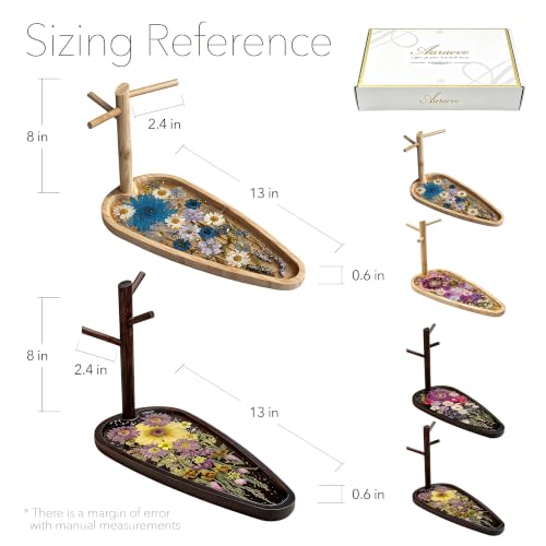 Auraeve All-in-One DIY Resin Craft Kit - Flower Jewelry Stand for Adults