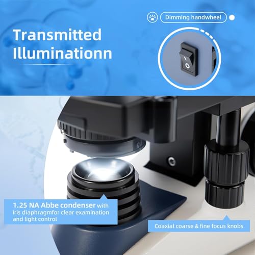 SWIFT SW380T Trinocular Compound Microscope with 5MP Camera - color: SW380T w/ 5.1 MP Camera
