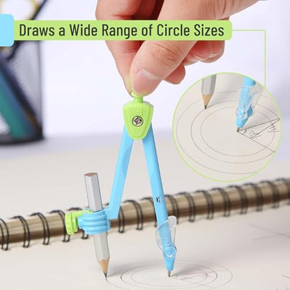 Mr. Pen- Compass for Geometry, Compass with Pencil