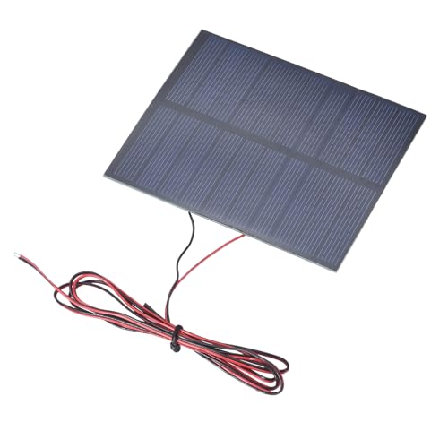 MECCANIXITY 5V 1.15W 230mA Mini Solar Panels with Cable 100.8 x 82.5mm - size: 100.8 x 82.5mm