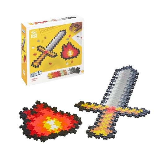 PLUS PLUS Puzzle By Number, Adventure - 250 Piece Building Set - style: Adventure