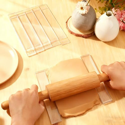 Polymer Clay Tools: Rolling Pin Guides & Roller Set
