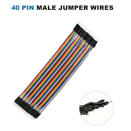 240pcs Dupont Wire Kit 10cm and 20cm, Breadboard Jumper Cables 40-Pin M-F/M-M/F-F, Solderless Prototyping Wires in Plastic Storage Box for Arduino Raspberry Pi Electronics Projects - size: 10+20cm 240PCS