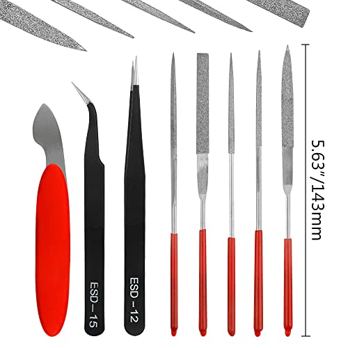 Professional 26 PCS Gundam Model Tools Kit Modeler Basic Tools Craft Set Hobby Building Tools Kit for Gundam Car Model Building Repairing and Fixing